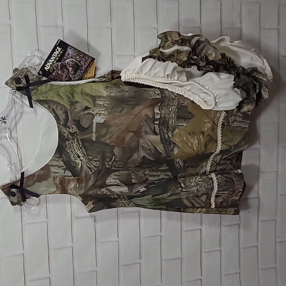 NWT Jordan Lee Toddler Girls Camo Jumper or Dress w/ matching undies
